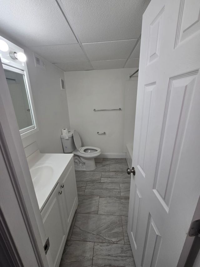 Bathroom interior at Chateau Apartments