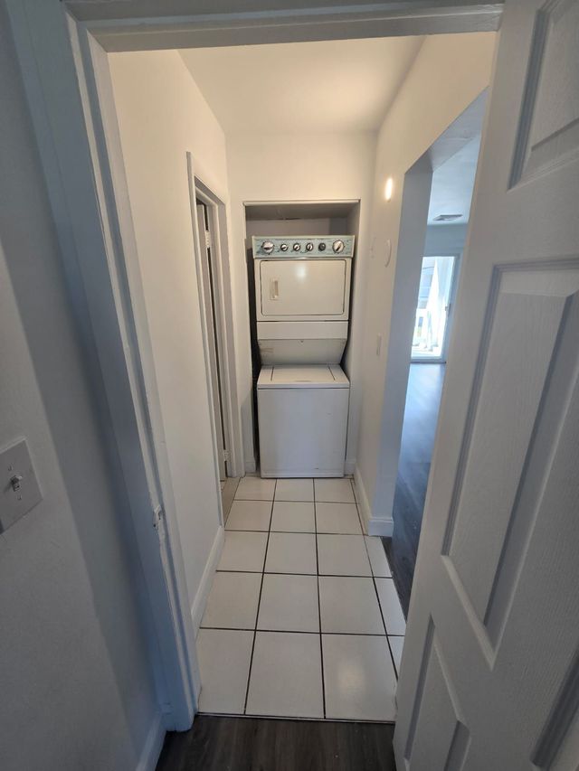 In-unit washer and dryer at Chateau Apartments